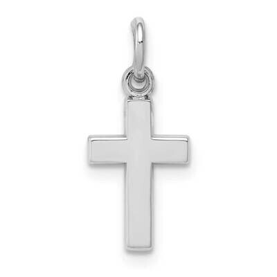Cross Charm 10k White Gold 10CH134, MPN: 10CH134,