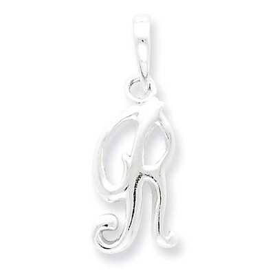 Initial R Pendant Sterling Silver QC6512R, MPN: QC6512R, 883957568218