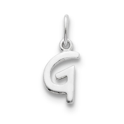 Initial G Pendant Sterling Silver QC6511G, MPN: QC6511G, 883957916255