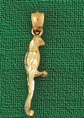 Dazzlers Jewelry Parrot Pendant Necklace Charm Bracelet in Yellow, White or Rose Gold 2892, MPN: DZ…