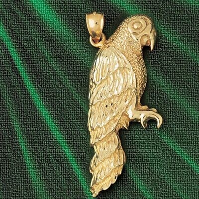 Dazzlers Jewelry Parrot Pendant Necklace Charm Bracelet in Yellow, White or Rose Gold 2881, MPN: DZ…