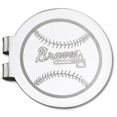 Atlanta Braves Engraved Money Clip BRA095-MC