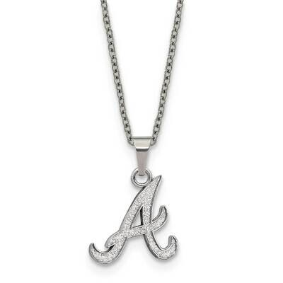 MLB Atlanta Braves Pendant On 2 In Extension Neckla Stainless Steel ST516BRA, MPN: ST516BRA, 191101…