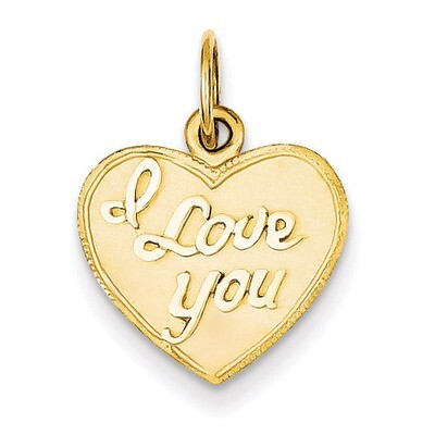 Heart Pendant 14k Gold C60, MPN: C60, 883957861340