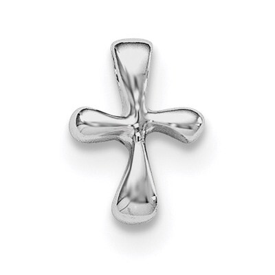 Child&#39;S Polished Cross Pendant Sterling Silver Rhodium-plated QP4031, MPN: QP4031, 191101193255