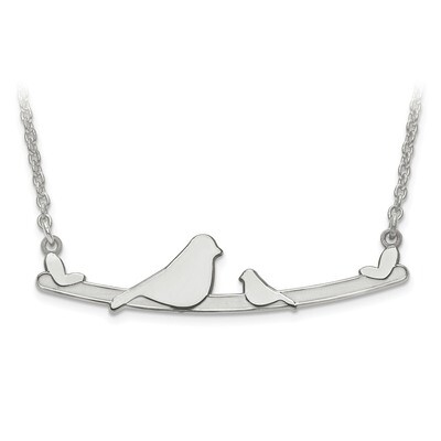 Laser Bird Family 1 Child Pendant with Chain Sterling Silver XNA673SS, MPN: XNA673SS, 886774566047