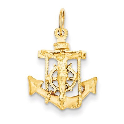 Mariners Cross Pendant 14k Gold D12, MPN: D12, 883957267531