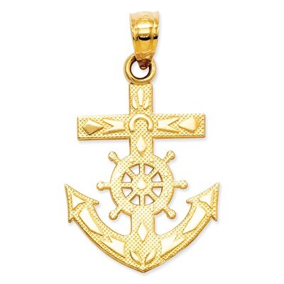 Mariner&#39;s Cross Pendant 14k Gold K3076, MPN: K3076, 637218063536