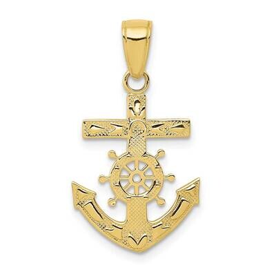 Mariner&#39;s Cross Pendant 10k Gold 10K3076, MPN: 10K3076,