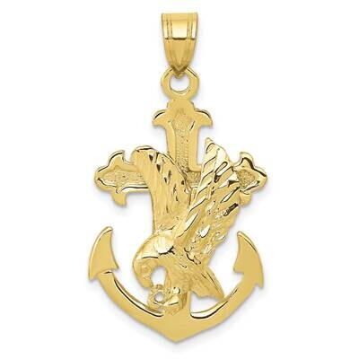 Mariners Cross with Eagle Pendant 10k Gold 10ZC1408, MPN: 10ZC1408,
