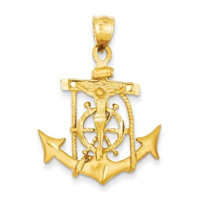 Mariners Cross Pendant 14k Gold C144, MPN: C144, 886774087634