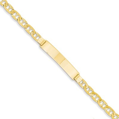 Anchor ID Bracelet 7 Inch 14k Gold CGL140ID-7, MPN: CGL140ID-7, 886774989532