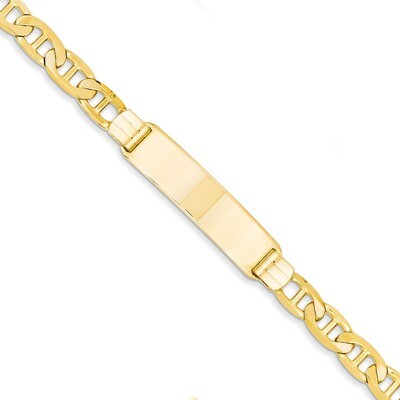 Anchor Link ID Bracelet 8 Inch 14k Gold CGL200ID-8, MPN: CGL200ID-8, 886774989914