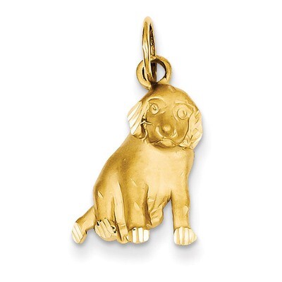 Dog Charm 14k Gold C43, MPN: C43, 886774090191