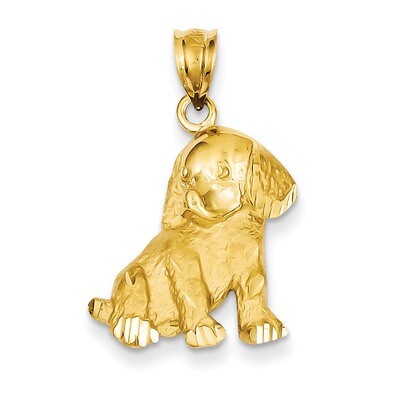 Dog Charm 14k Gold C35, MPN: C35, 886774089324