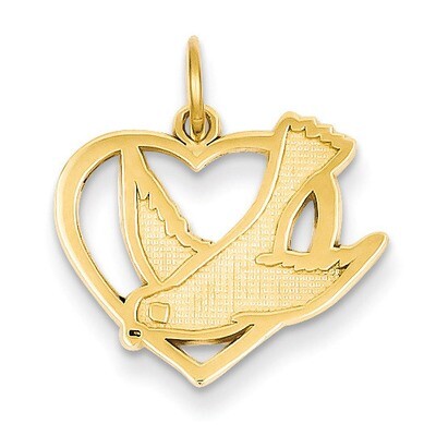 Peace Bird Charm 14k Gold K3261, MPN: K3261, 886774099217