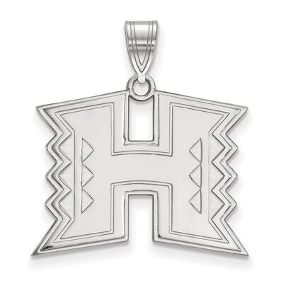 The University of Hawaii Large Pendant 14k White Gold 4W004UHI, MPN: 4W004UHI, 886774831299