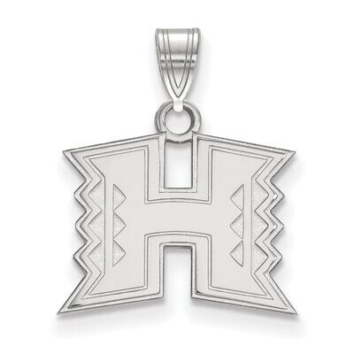The University of Hawaii Small Pendant 10k White Gold 1W002UHI, MPN: 1W002UHI, 886774769226