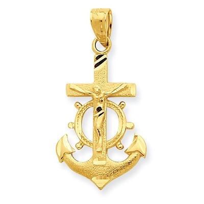 Mariner Crucifix Pendant 10k Gold 10C1049, MPN: 10C1049, 886774019123