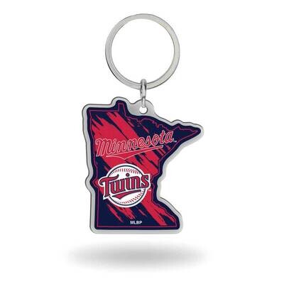 MLB Minnesota Twins-Minnesota State Shaped Key Ring GC8004, MPN: GC8004, 767345746979