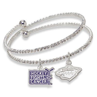 Minnesota Wild Support Hfc Crystal Bracelet WIL075BR-HFC