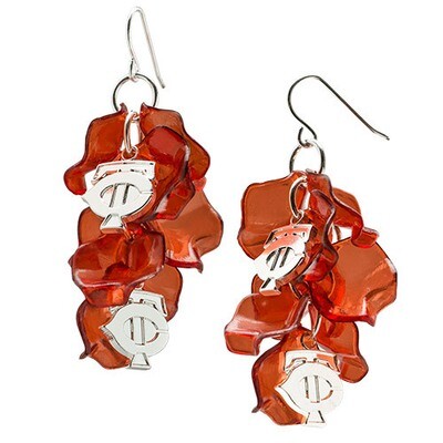Minnesota Twins Celebration Dangle Earrings TWN074ERD