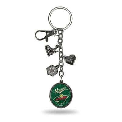 NHL Minnesota Wild Sparo Charm Key Ring GC6959, MPN: GC6959, 767345693730