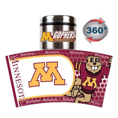 University of Minnesota 360 Metallic Wrap 16oz Stainless Tumbler GC3853, MPN: GC3853, 89006385083