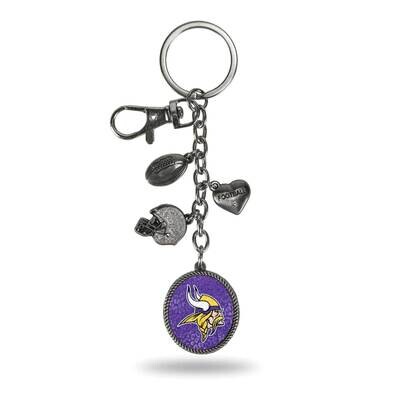 NFL Minnesota Vikings Sparo Charm Key Ring GC6943, MPN: GC6943, 767345693587