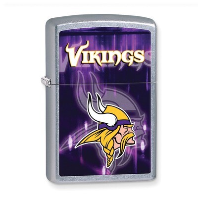 Zippo Minnesota Vikings High Polish Chrome Lighter GL6574, MPN: GL6574, 191693109030