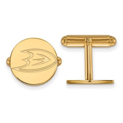 Anaheim Ducks Cufflinkss Gold-plated Silver GP010MDU, MPN: GP010MDU, 886774742120