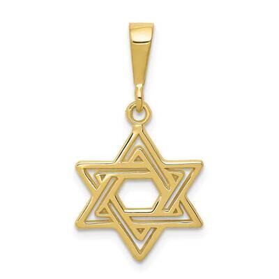 Jewish Star Charm 10k Gold 10D3802, MPN: 10D3802,