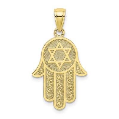 Jewish Hand of God with Star of David Charm 10k Gold 10K8508, MPN: 10K8508,