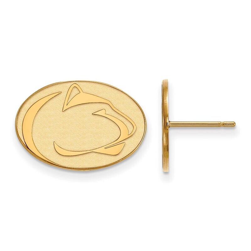 Penn State University Small Post Earring Gold-plated Silver GP013PSU, MPN: GP013PSU, 886774916170