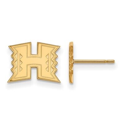 The University of Hawaii x-Small Post Earring Gold-plated Silver GP007UHI, MPN: GP007UHI, 886774906…