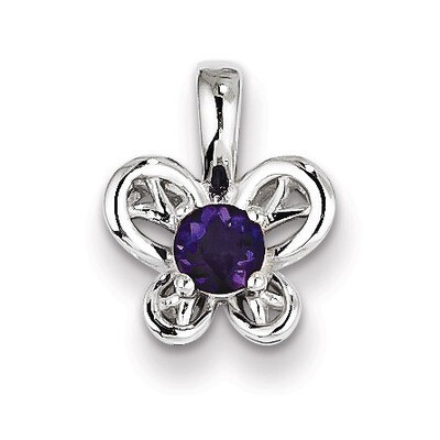 Amethyst February Pendant Sterling Silver QBPD24FEB, MPN: QBPD24FEB, 883957488059