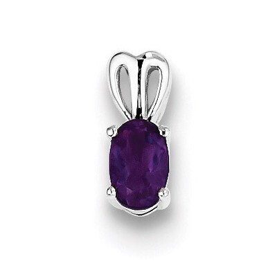 Amethyst February Pendant Sterling Silver QBPD20FEB, MPN: QBPD20FEB, 883957500829