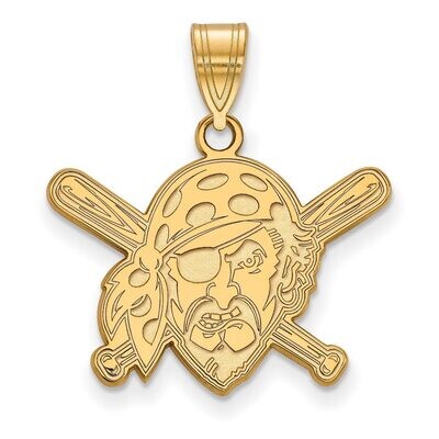 Pittsburgh Pirates Medium Pendant Gold-plated Silver GP022PIR, MPN: GP022PIR, 886774926865