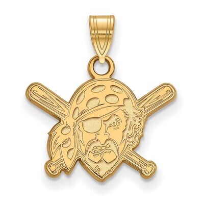 Pittsburgh Pirates Small Pendant Gold-plated Silver GP021PIR, MPN: GP021PIR, 886774926131