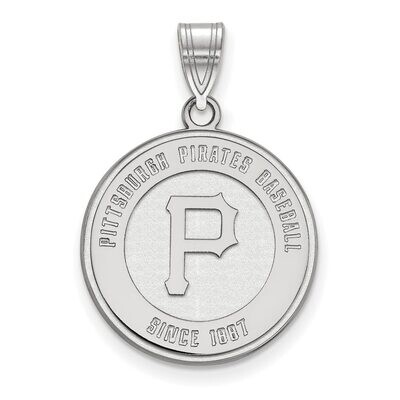 Pittsburgh Pirates Large Pendant 10k White Gold 1W026PIR, MPN: 1W026PIR, 886774784496