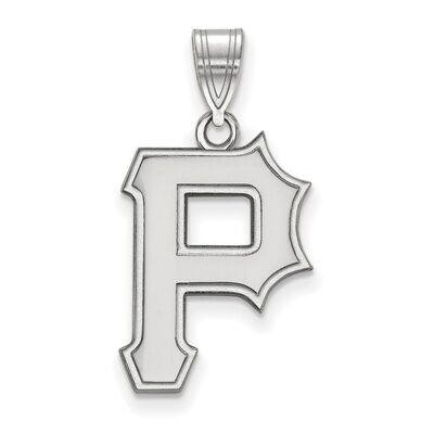 Pittsburgh Pirates Large Pendant 14k White Gold 4W004PIR, MPN: 4W004PIR, 886774830865