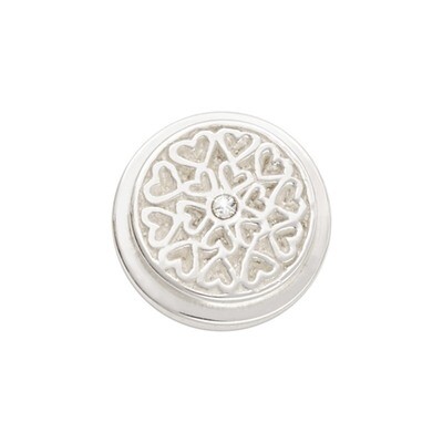 Nikki Lissoni Silver-Plated Hearts All Over Coin That Fits S Rings RC2015S, MPN: RC2015S, 871881923…