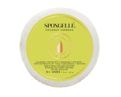 Spongelle Spongette Coconut Verbena Pack of 12 AST-SPGCV