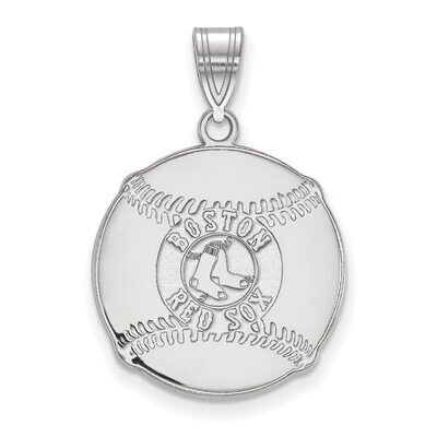 Boston Red Sox Pendant in Baseball Sterling Silver SS018RSO, MPN: SS018RSO, 886774628516