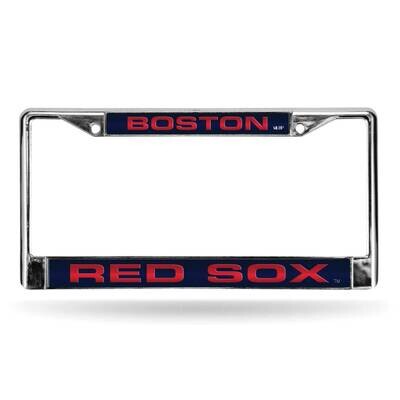 MLB Boston Red Sox Blue Laser Chrome Car License Plate Frame GC7013, MPN: GC7013, 94746402723