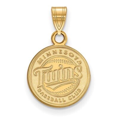 Minnesota Twins Small Pendant 10k Yellow Gold 1Y001TWN, MPN: 1Y001TWN, 886774795638