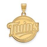 Minnesota Twins Large Pendant 14k Yellow Gold 4Y021TWN, MPN: 4Y021TWN, 886774876030