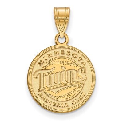 Minnesota Twins Medium Pendant 14k Yellow Gold 4Y002TWN, MPN: 4Y002TWN, 886774859385