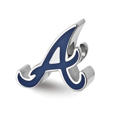 Atlanta Braves Enameled Bead Sterling Silver SS500BRA, MPN: SS500BRA, 634401358226