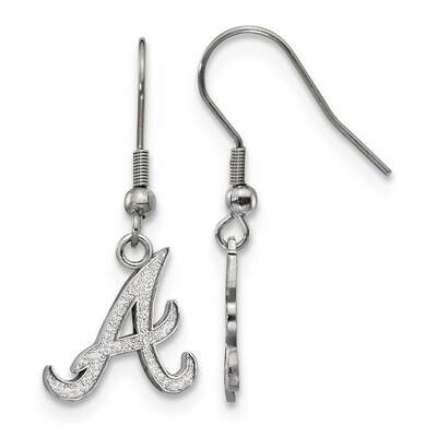 MLB Atlanta Braves Dangle Earrings Stainless Steel ST517BRA, MPN: ST517BRA, 191101222290